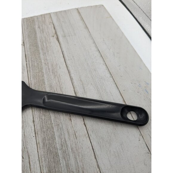 Vintage Tupperware 1819 Black Plastic Spatula Cake Icing Spreader 11" - Picture 6 of 9